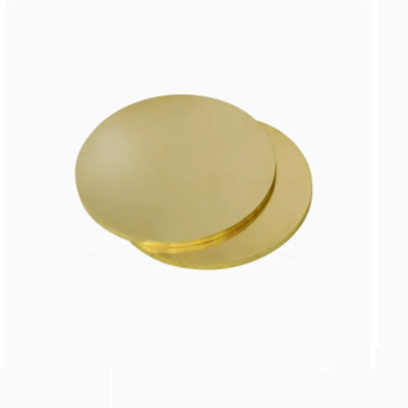 OEM CNC machining custom design different shapes brass tray accessories round plate