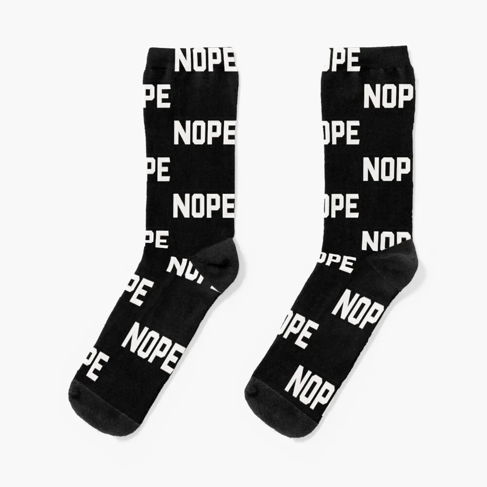 

Nope Socks Novelties snow anti slip football Luxury Woman Socks Men's