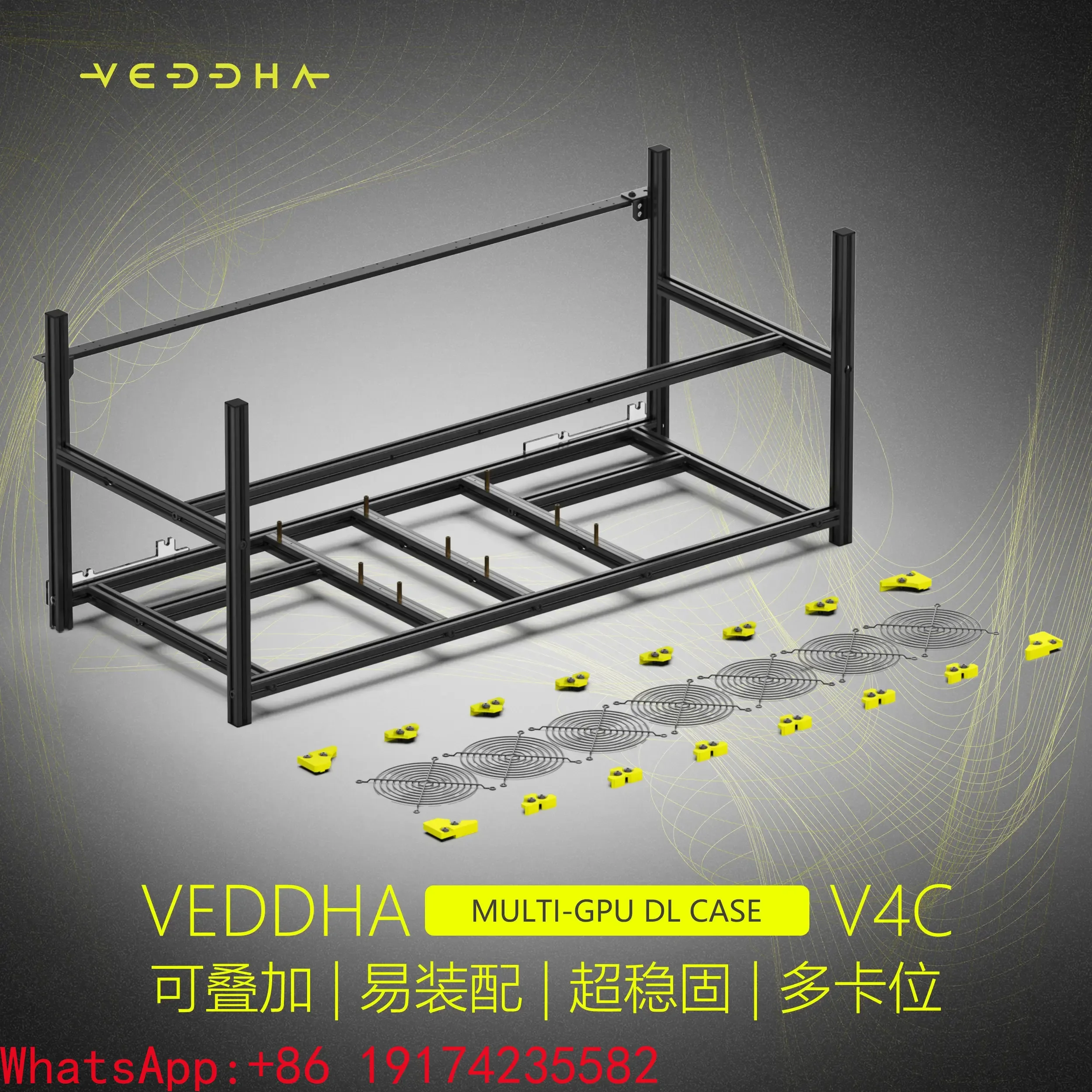 Special clearance, multi-graphics card 8 graphics card/12 graphics card/AI large model open rack