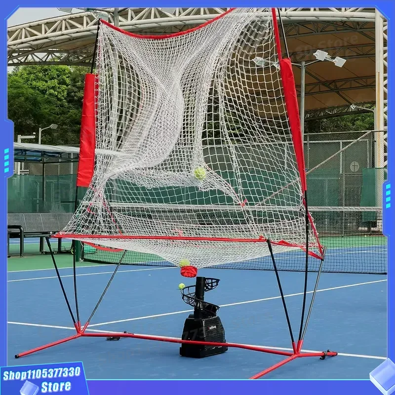 Durable Portable Tennis Pickleball Recycling Net for Indoor Outdoor Use Heavy Duty Practice Training Aid Easy Setup Foldable