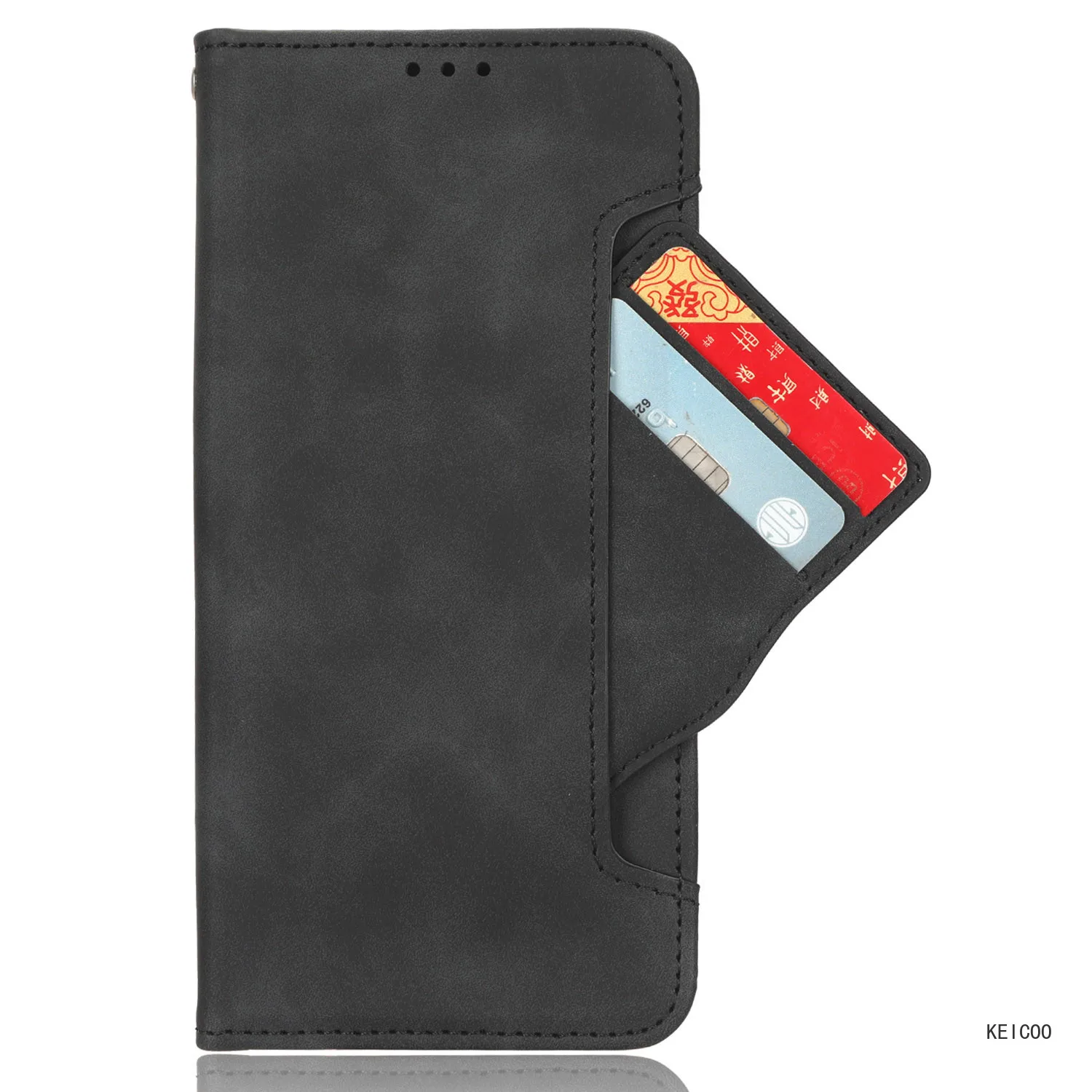 Luxury Multi-Card Slot Wallet Clip Leather Case for Xiaomi 14 Pro 14Pro Stand Holder Shell Business Full Body Protective Cover