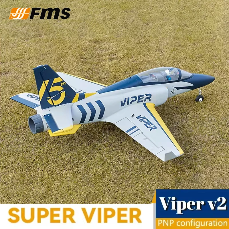 

FMS 70 мм кульверт viper V2 пульт дистанционного управления электрическая сборка пенопластовая машина 15-летие самолет с фиксированным крылом RC игрушка PNP версия