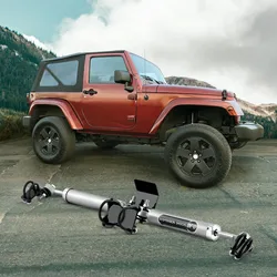 Dual Steering Stabilizer Shock Absorber For Jeep Wrangler JK 2 portes 2007-2017