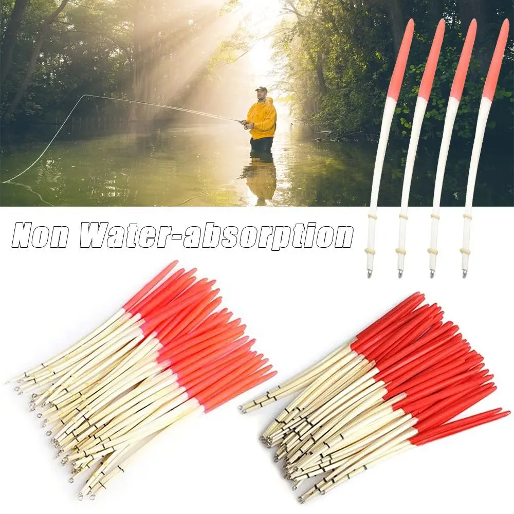 10Pcs Fishing Float Feather Float Hard Tail Type Floating Stem Tubes Kits Non Water-absorption Hard Tail Tackle Accessories