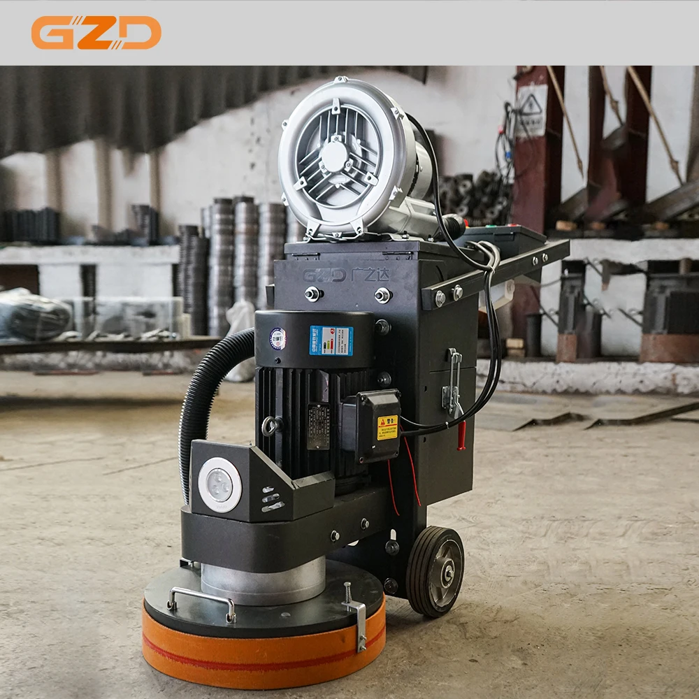 Customized Logo And Color Concrete Polishing Machine Floor Concrete Grinder Machine With LED Lamp