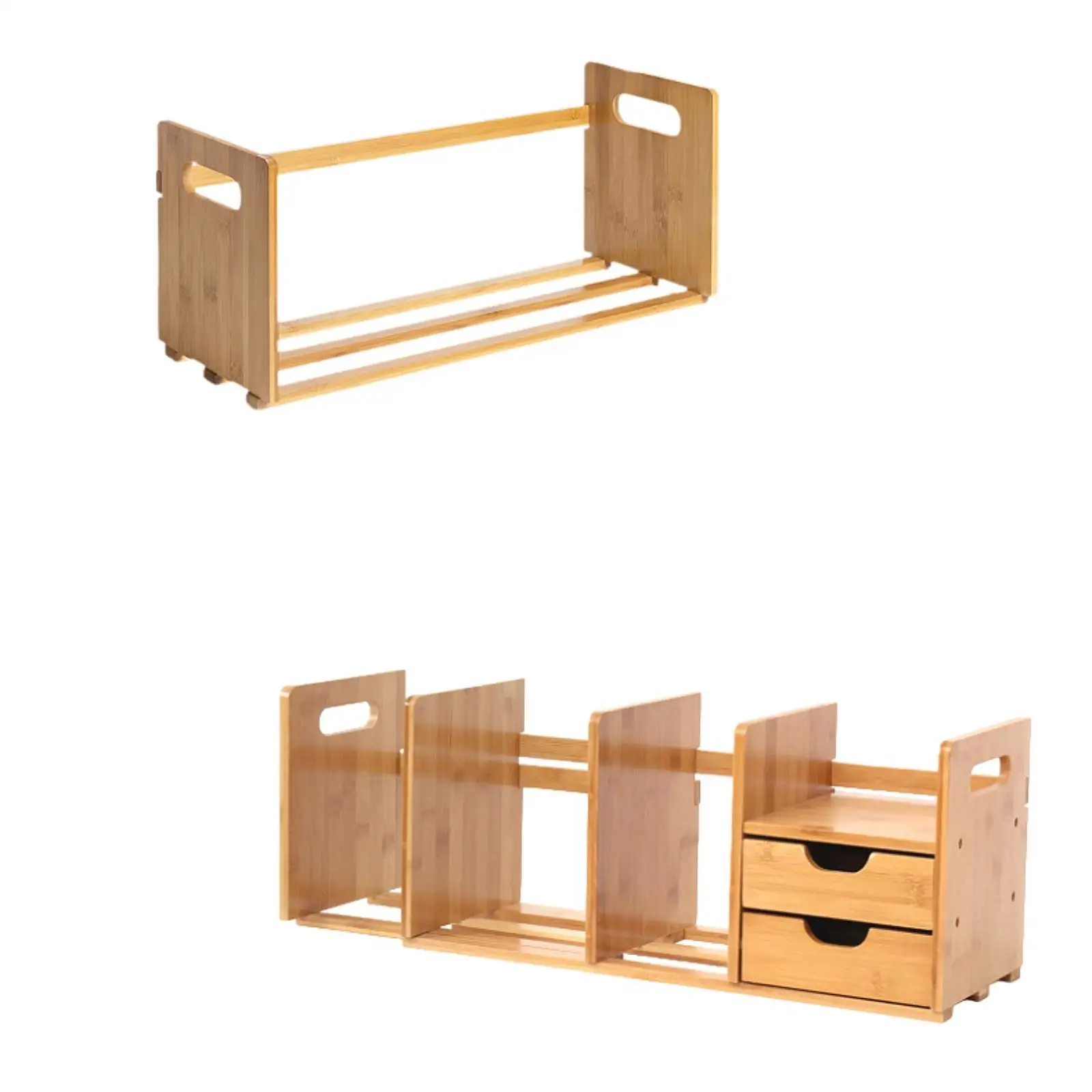 Storage Organizer Rack Sundry Multifunction Practical Counter Top Bookcase Book Holder for Office Study Room Office Supplies