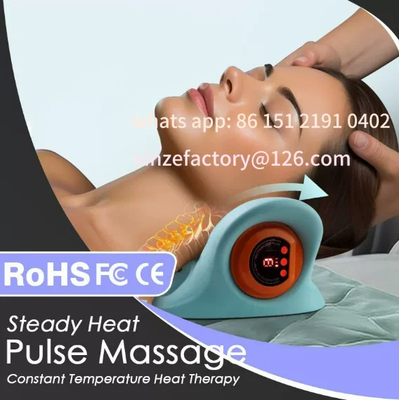 

Customizable Sleep Cervical Retractor Pulse Physiotherapy Hot Compress Massage Pillow Home Head Cervical Massage