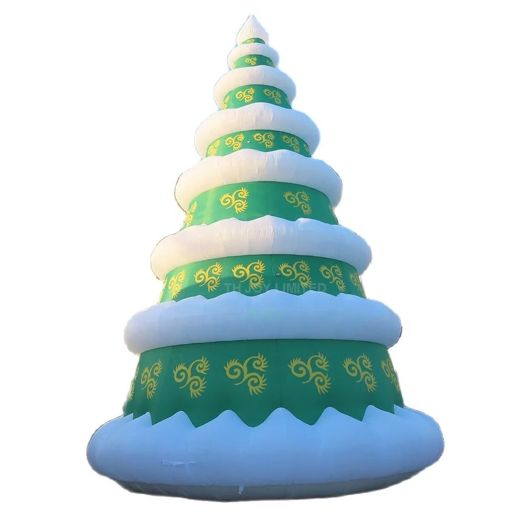 

10m-33ft High Optional Christmas Tree With Decorations Inflatable Christmas Tree With LED Lighting and Blower