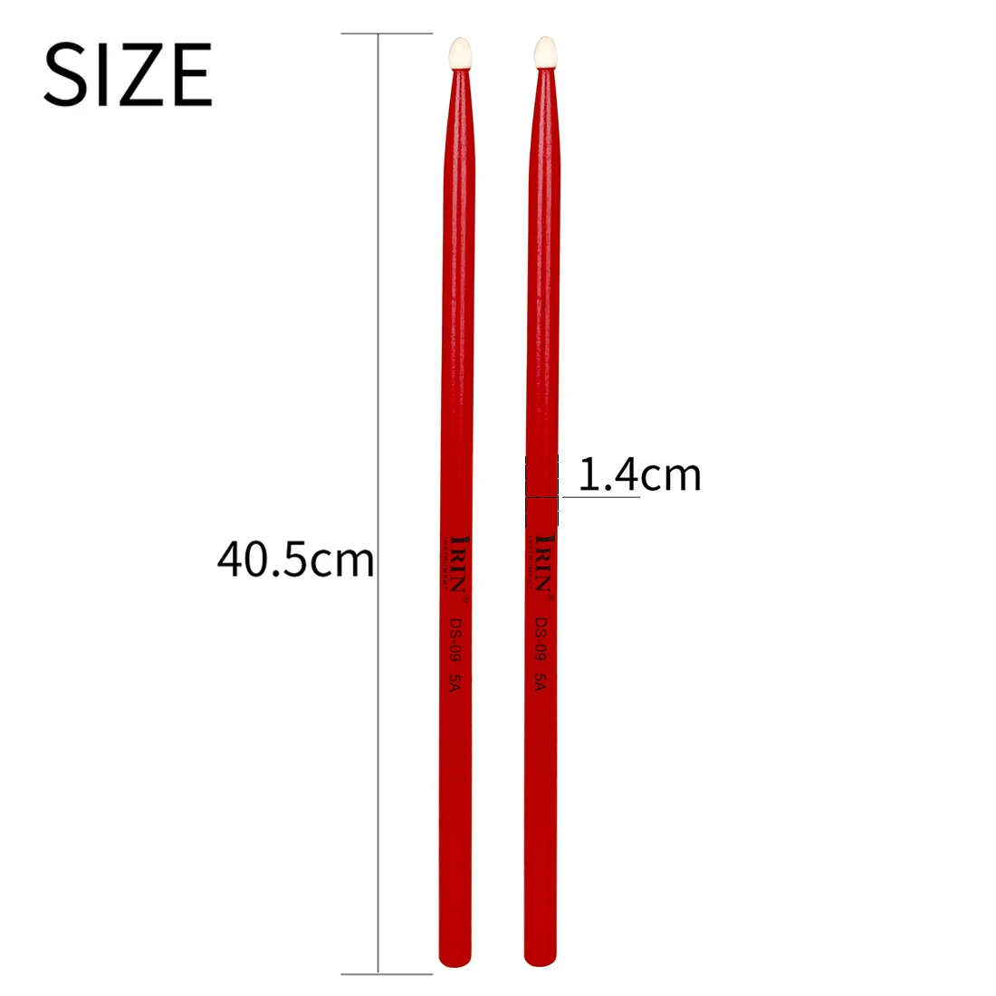 IRIN الطبل طبلة موسيقى الجاز 5A خشب متين زوج عصي طبلة قرع أداة عزف موسيقى قوي القيقب الأحمر طبل الملحقات العالمية #2