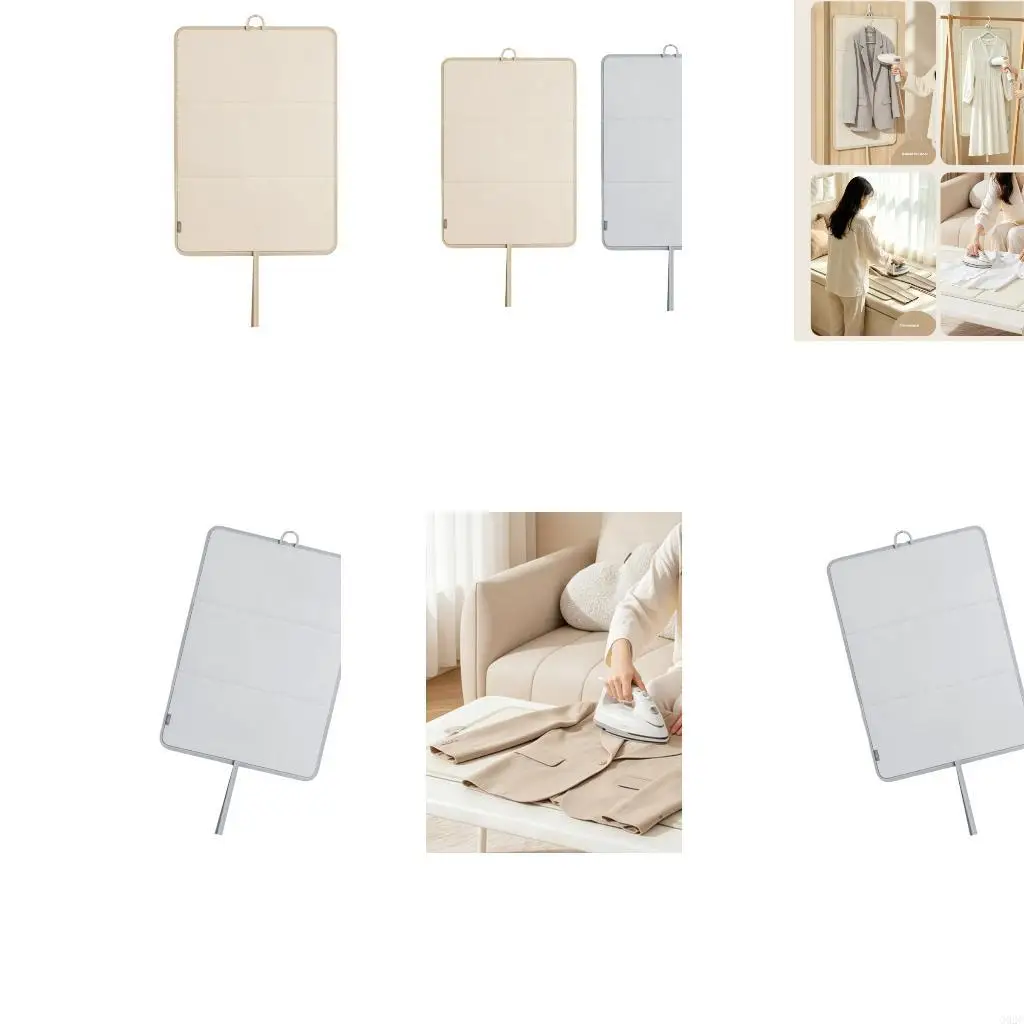 G92C Convenient Three Section Ironing Board Cover Hanging Design Saves Space 37x50cm