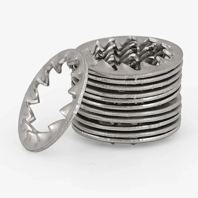 M3 m4 m5 m6 m8 m10 m12 m14 m16 a2-70 304 Edelstahl-Innen dichtung mit gezahnter Sicherungs scheibe