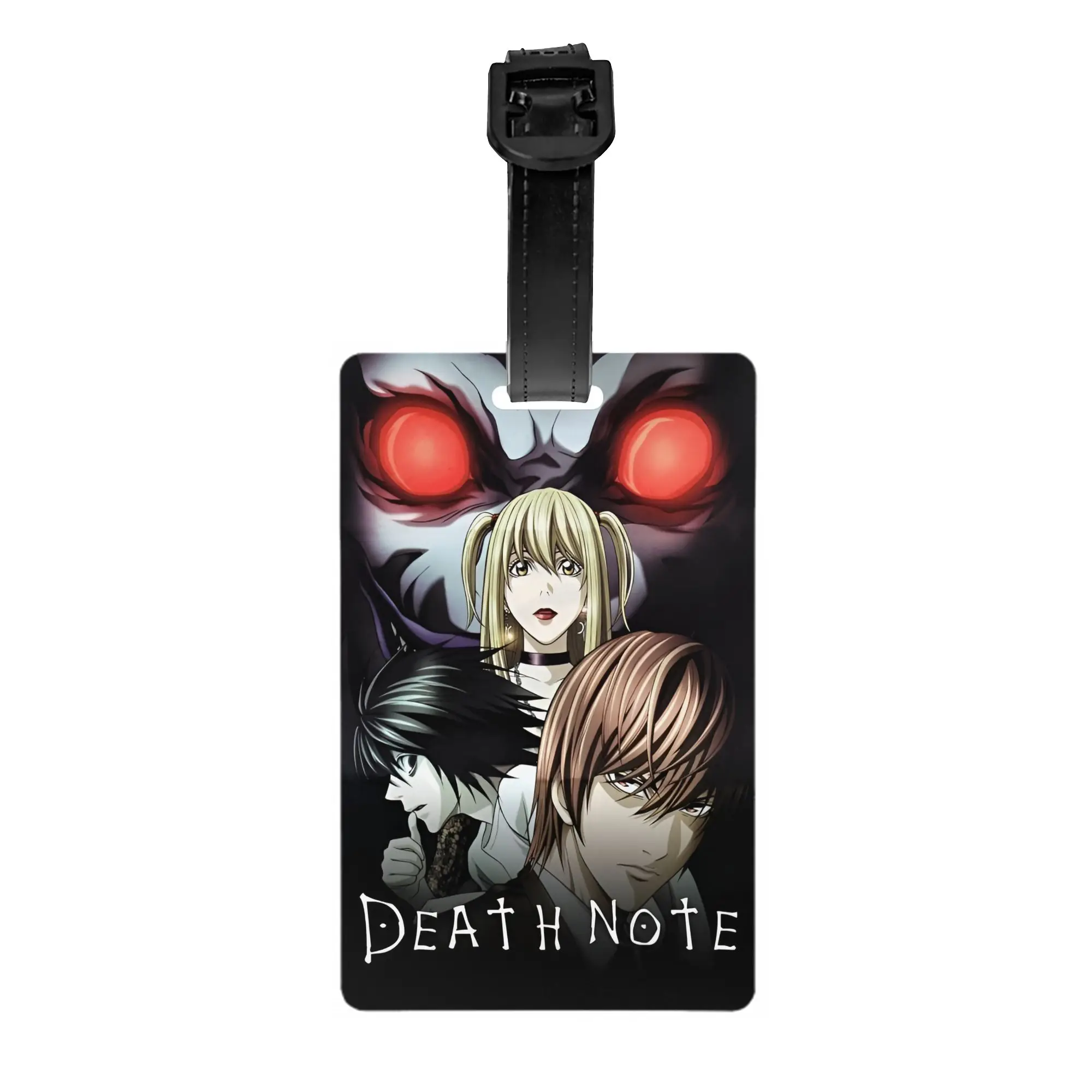 

Custom Deathes Anime Note Luggage Tag for Suitcases Privacy Cover Name ID Card