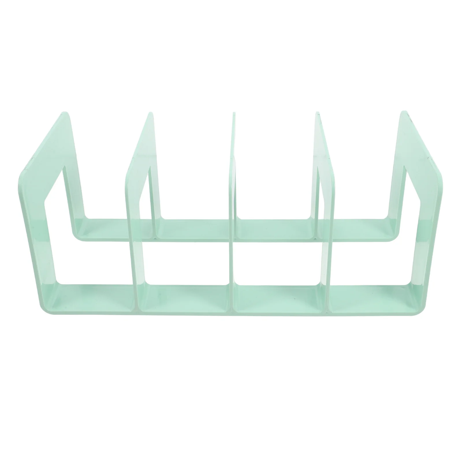 Book Divider Large Capacity No Assembly Required Multicompartment Design Rounded Corners Sturdy Bookends For Heavy Books