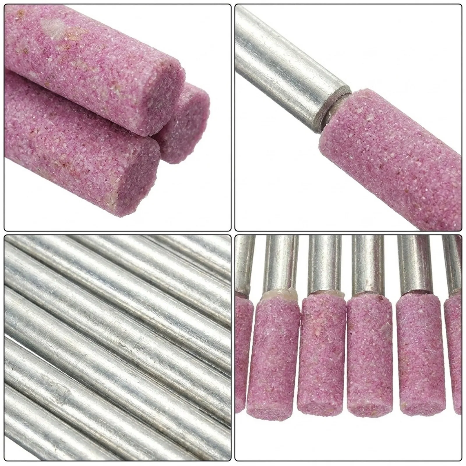 Precision Grinding Made Easy with 10Pcs Ceramic Stone Polishing Grinding Tools for Rotary Die Grinder Drill Bit