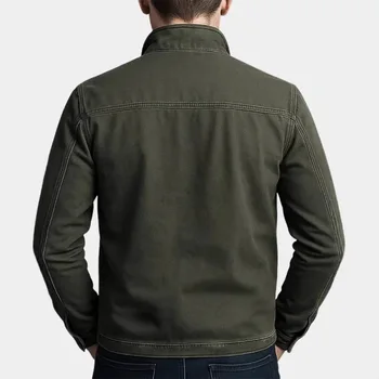 2026 Autumn Jacket Men's Tooling Jacket Casual Cardigan Loose Sports Men's Clothing 3