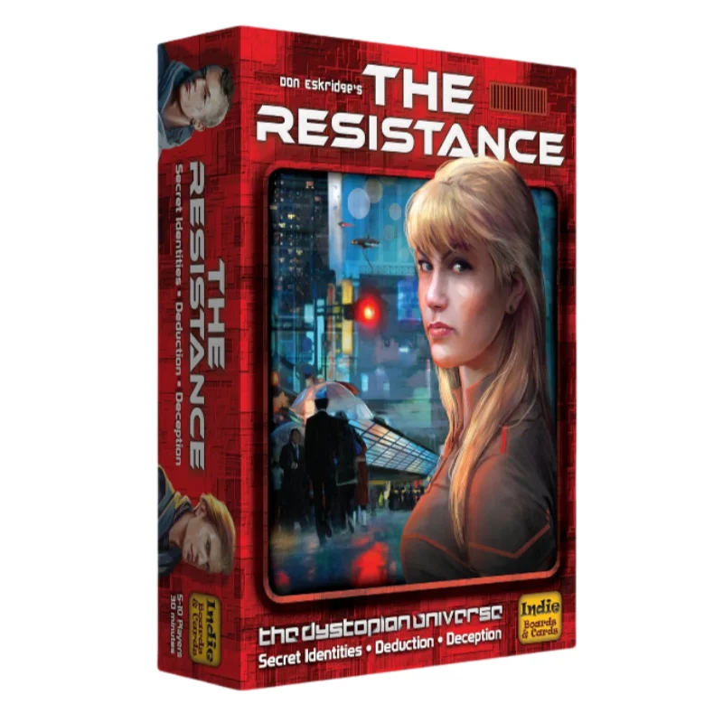 The Resistance Card Game - Social deduction, strategy, bluffing, negotiation and deception for teens and adults - Party game for