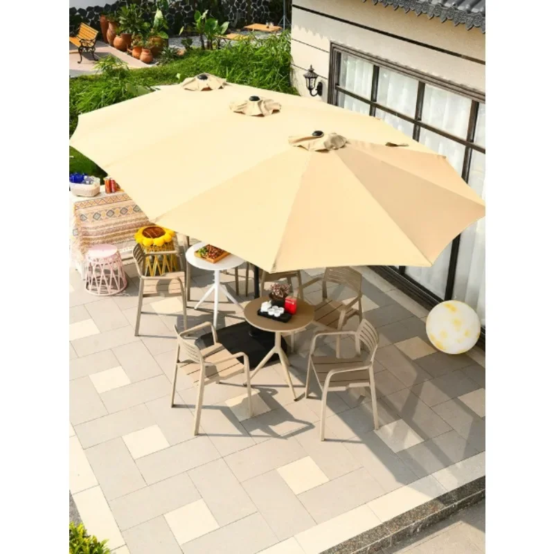 

Outdoor Umbrella Sunshade Garden Umbrella Leisure Pillar Large Beach Sun Outdoor Commercial