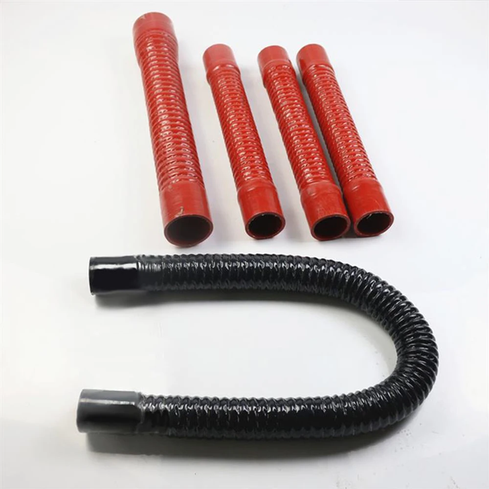 HQ Black Blue Silicone Flexible Hose Intercooler Hose Water Radiator Tube Car Turbo Intake Pipe Length400-700mm Auto Parts Hose