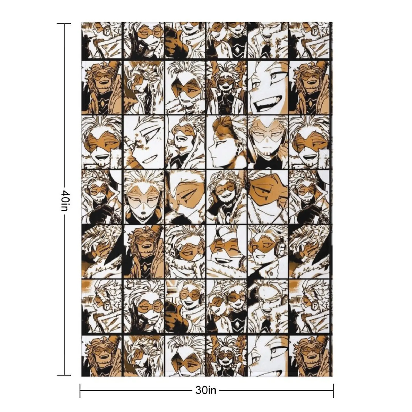 Hawks - manga color version Throw Blanket Hair Picnic Thin Blankets