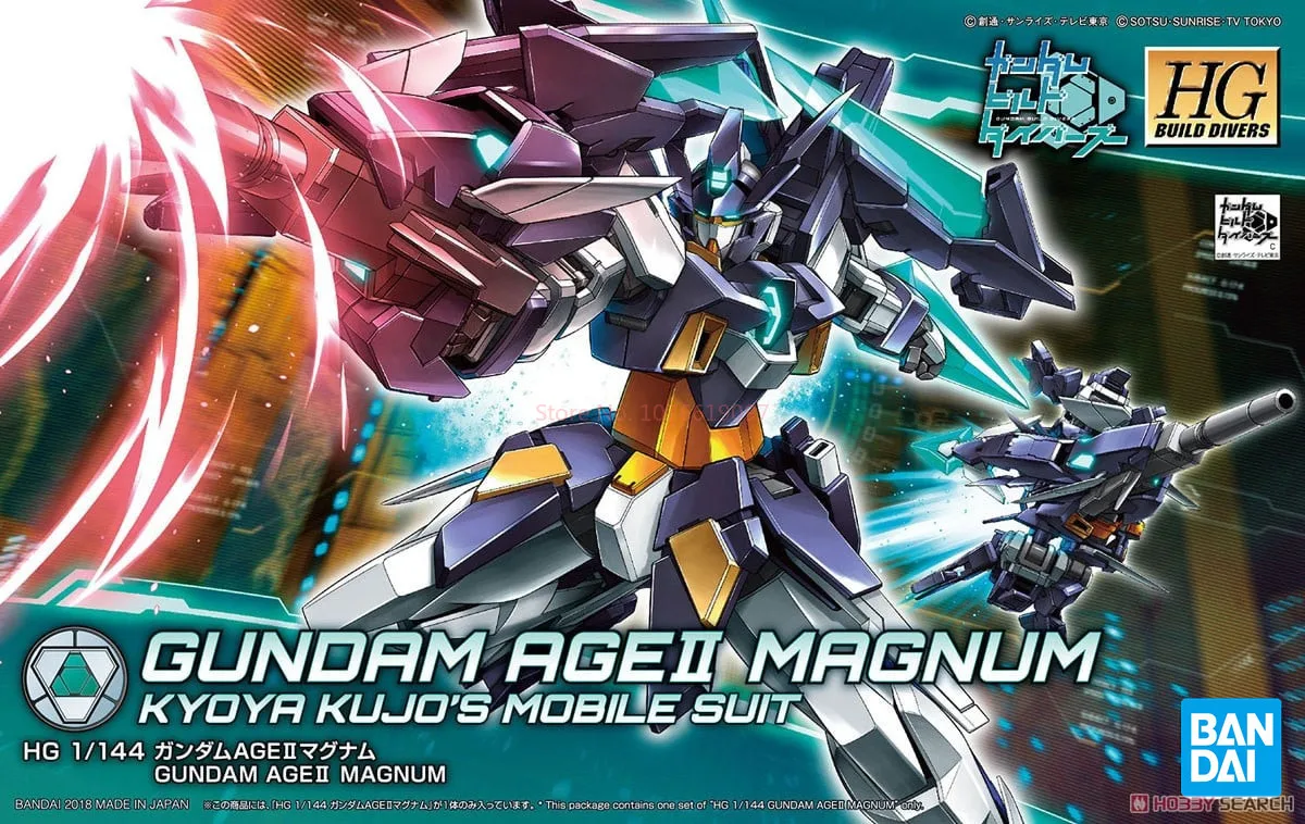 

В наличии Bandai Hgbd 001 Magnum Age Gundam Submariner Creator Ageii модель сборки 59237 подарок