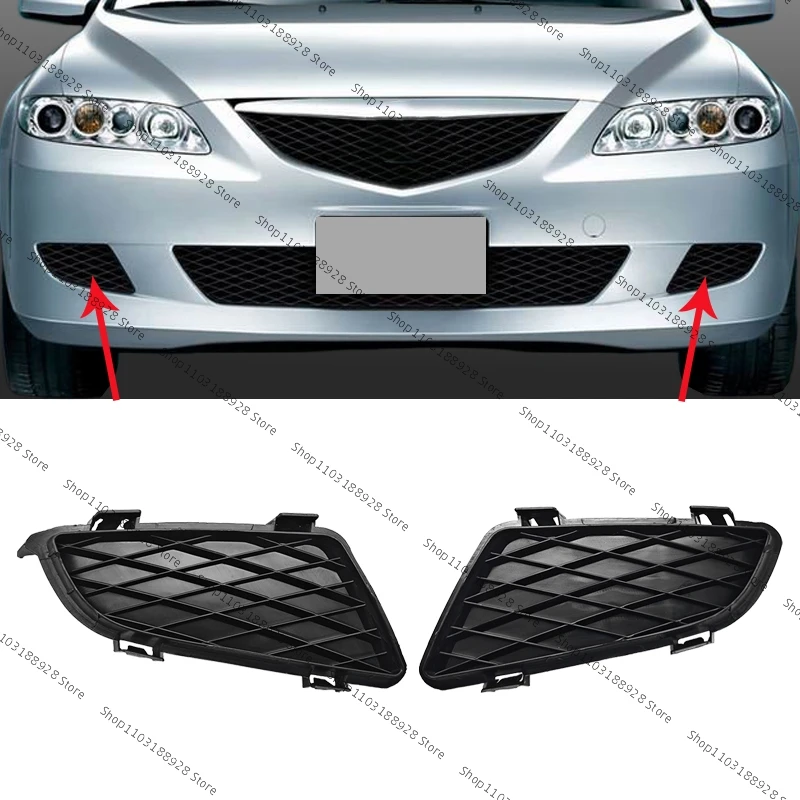 Customer customization For Mazda 6 GG 2002 2003 2004 2005 Front Bumper Grille Fog Lamp Cover GJ6A50C21