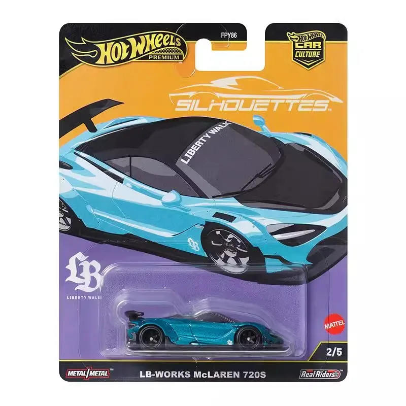 Hot Wheels Car Culture Series FPY86 Alloy Car Model Silhouette HW LBWK Porsche RWB Simulation Cars Model Boys Birthday Gift