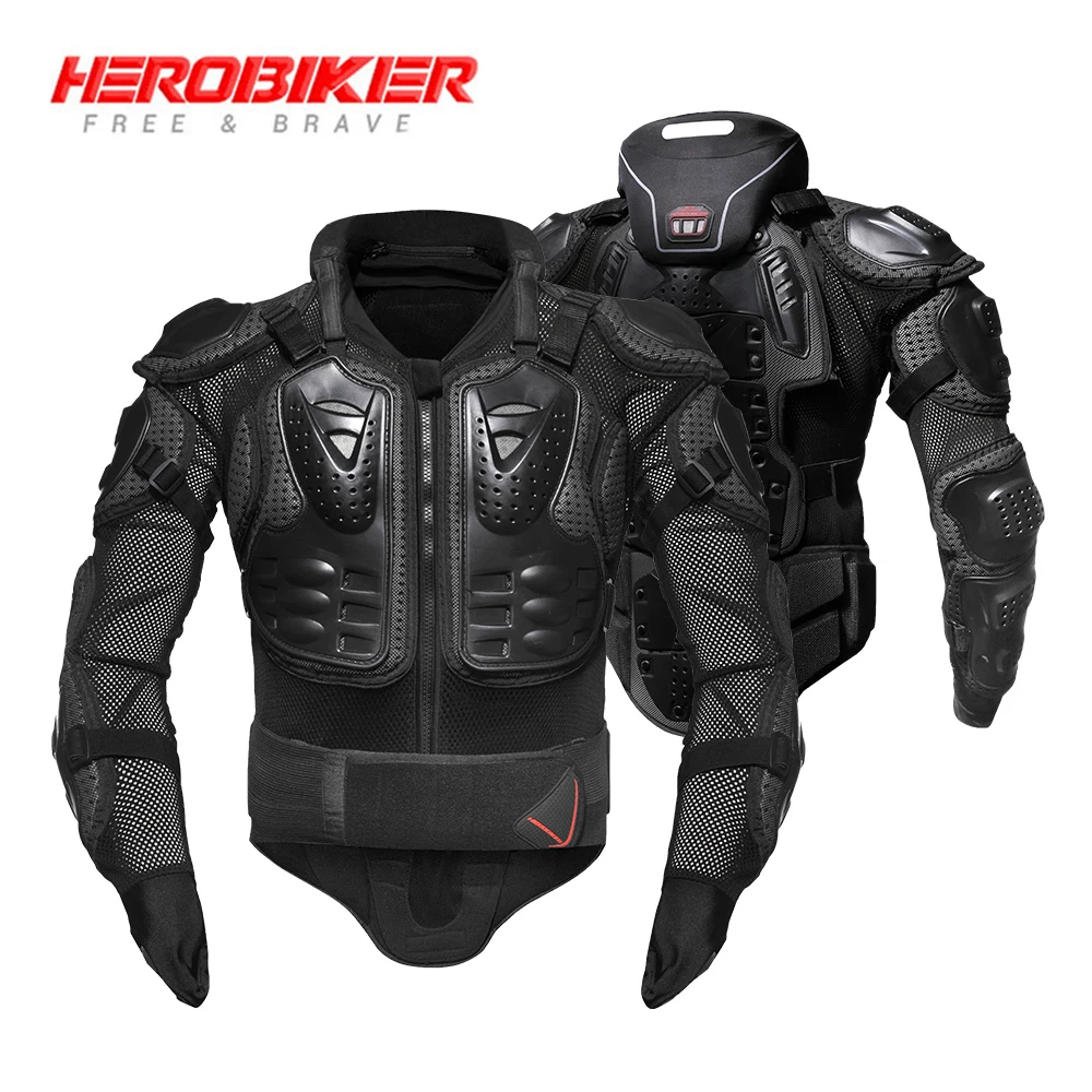 

Motorcycle Bulletproof Vest Men's Motorcycle Jacket Anti Fall Strap Neck Protection Riding Armor Off-road Racing Armor S-5XL