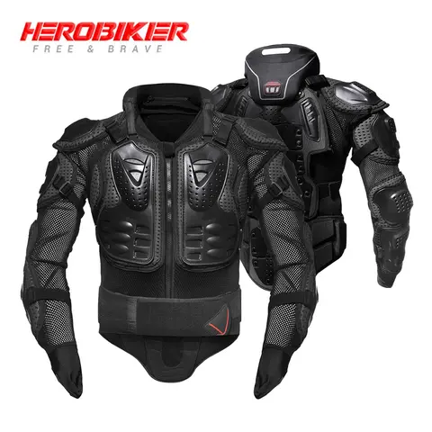 Motorcycle Bulletproof Vest Men's Motorcycle Jacket Anti Fall Strap Neck Protection Riding Armor Off-road Racing Armor S-5XL