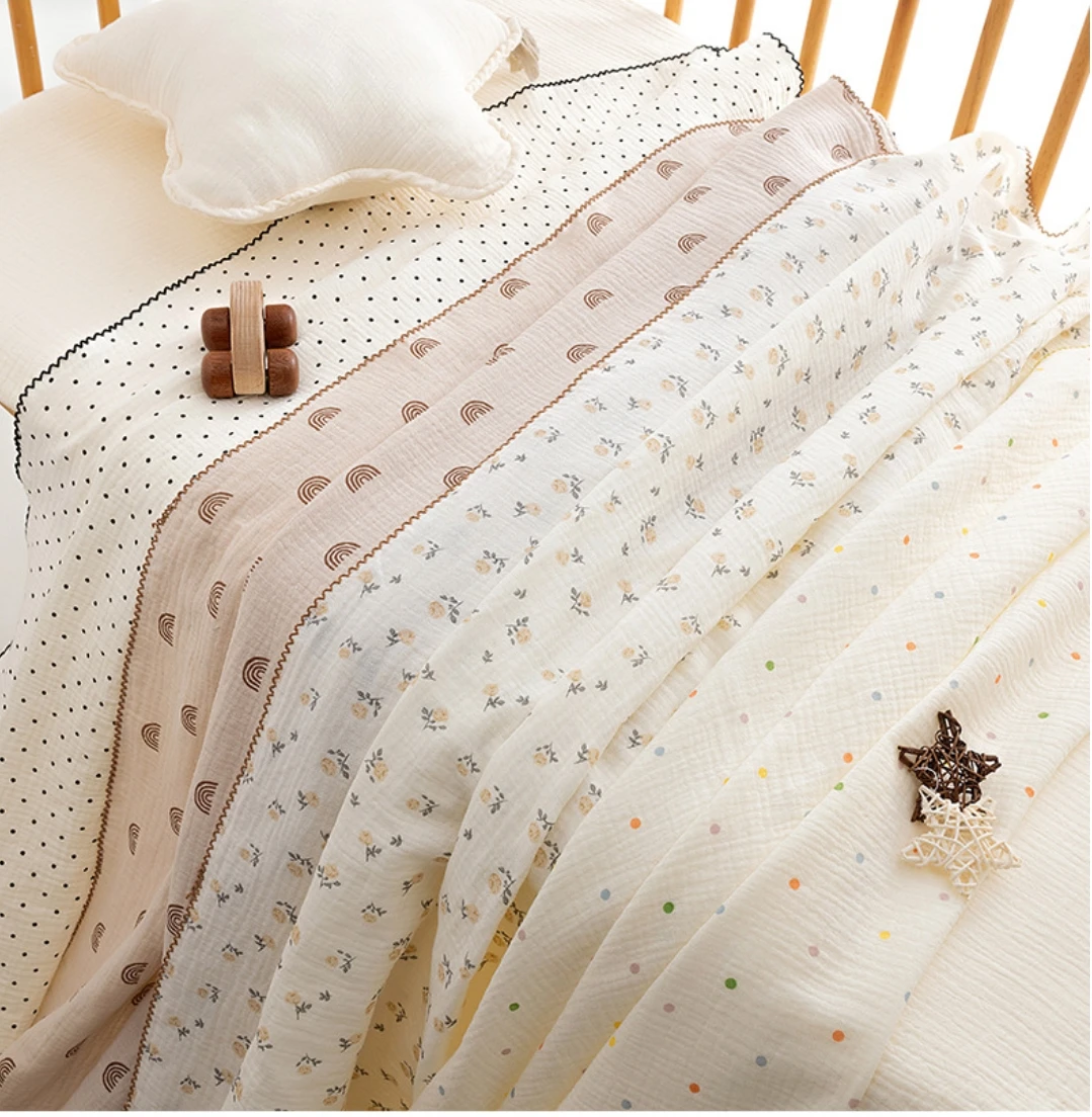 Manta de muselina para bebé de - Baby Girl Nursery Quilt reseña y precio