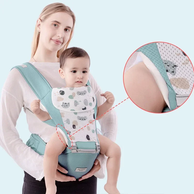 New Ergonomic Baby Carrier Infant Baby Hipseat Carrier 3 In 1 Front Facing Ergonomic Kangaroo Baby Wrap Sling 0-48 Month