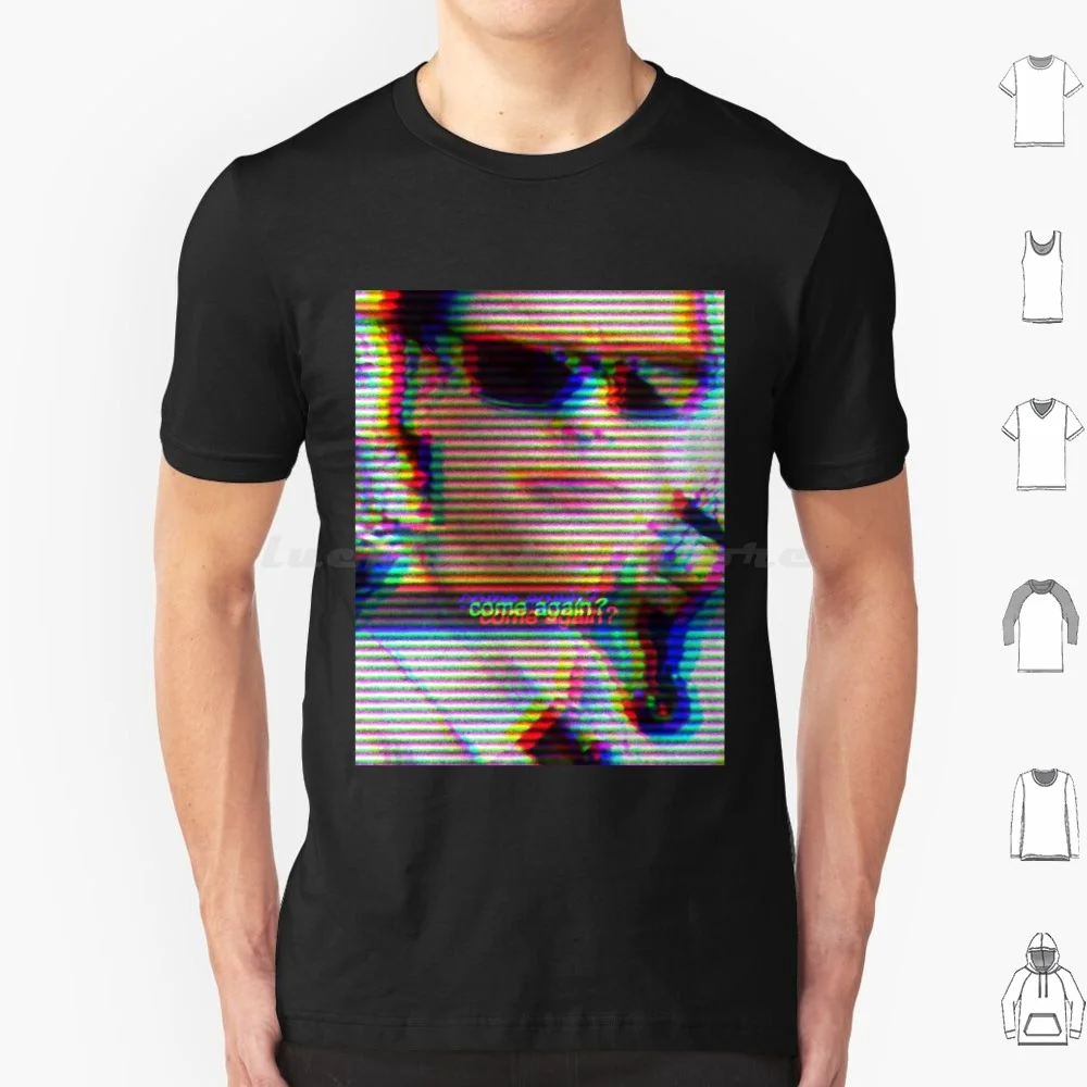 

Day Gifts Mgg Come Again Black Square Glasses Glitch Cool Gifts Футболка 6xl Хлопковая крутая футболка Day Mgg Come Again Black Square