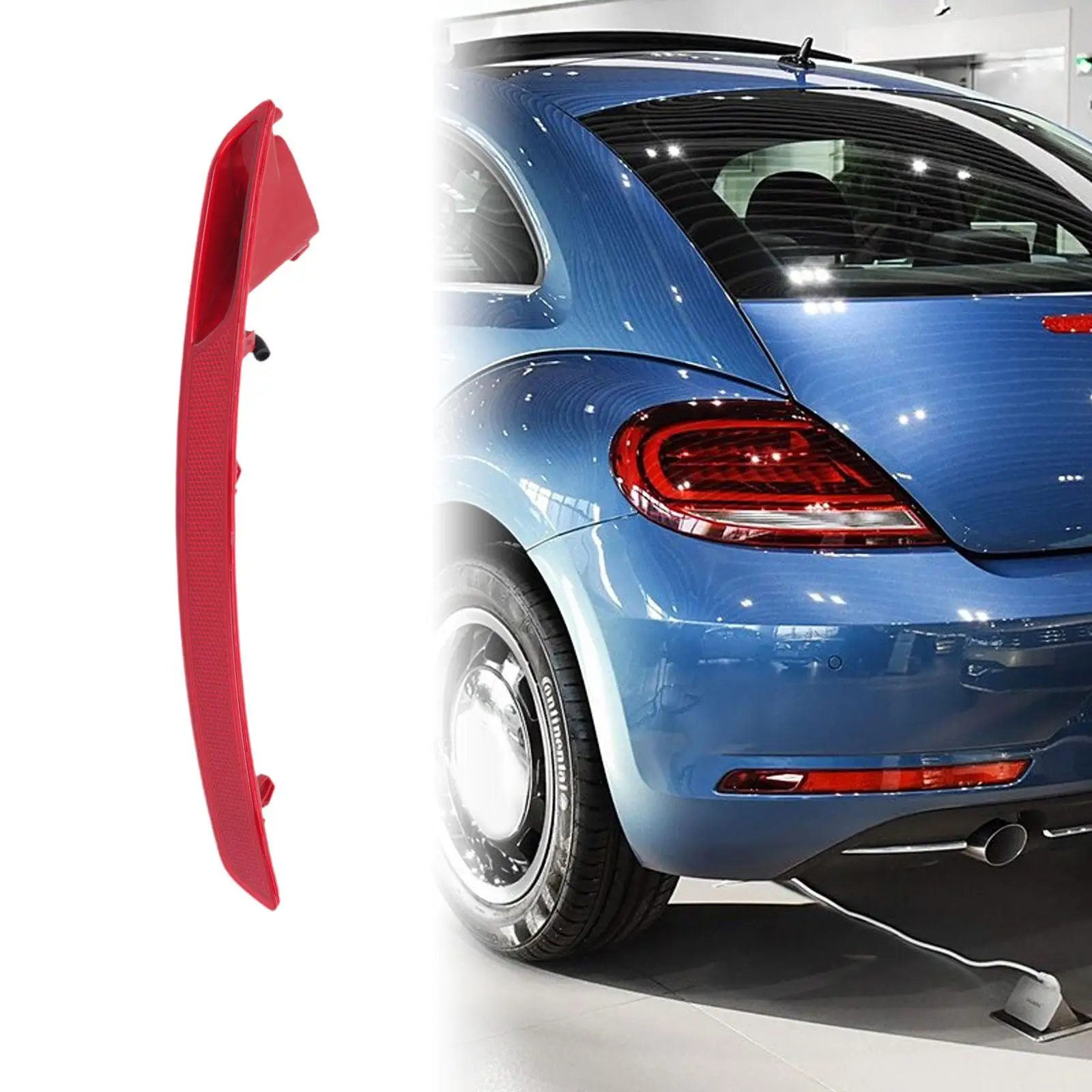 Rear Bumper Light Reflector Right 5C5945702B Replace Parts High Performance Easy Installation for VW Beetle 12-15 Accessory