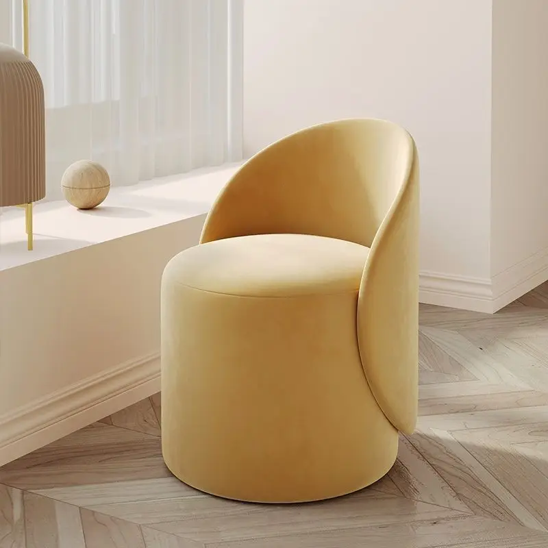 DESIGN CHAIR Bedroom Stool Luxury Stool Drop Chair Vanity Chair White Chair High Simple Modern Stools Chair Makeup stool