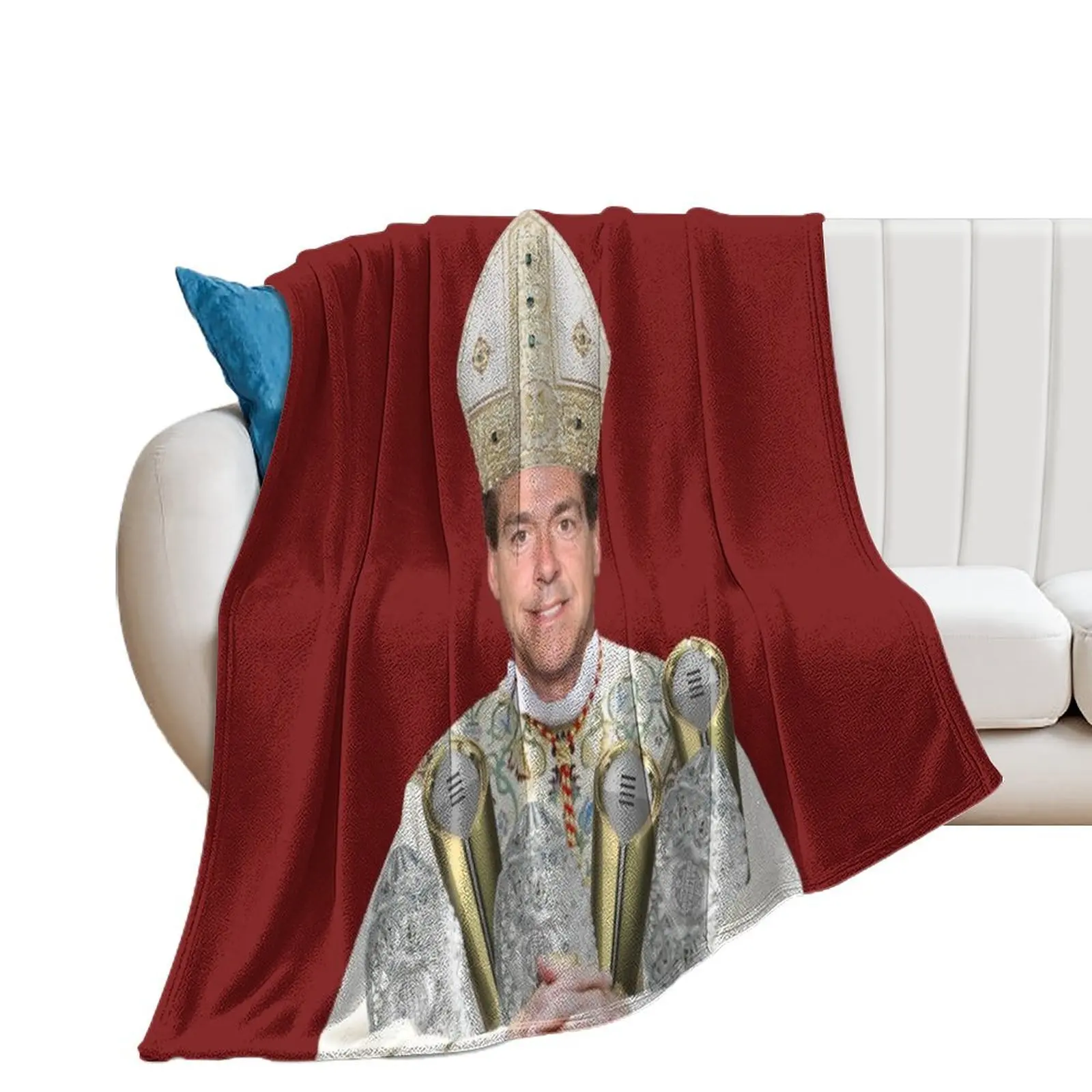 

Pope Saban with Trophies Throw Blanket cosplay anime blankets ands wednesday Blankets