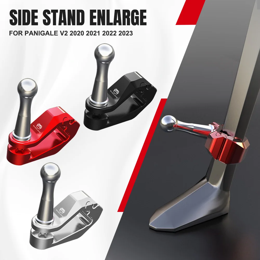 

Motorcycle For Ducati Panigale V2 2020 2021 2022 2023 Kickstand Side Stand Extension Foot Pedal Assistant Tool Support PANIGALE