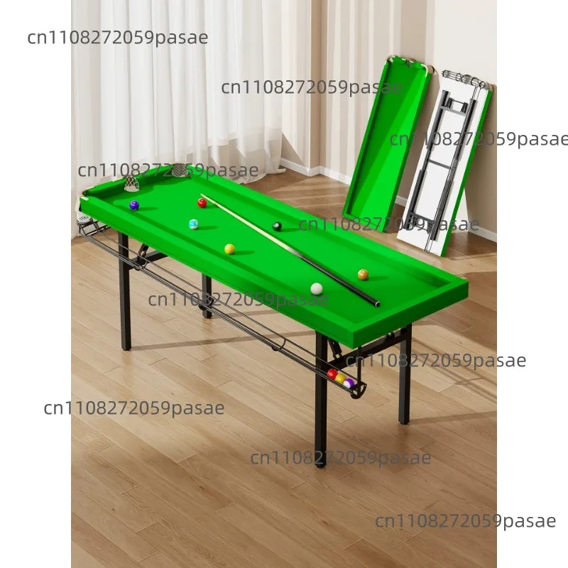 Foldable 5-Point Training Pool Table, Portable Indoor Household Billiard Table for Adult Accurate Practice