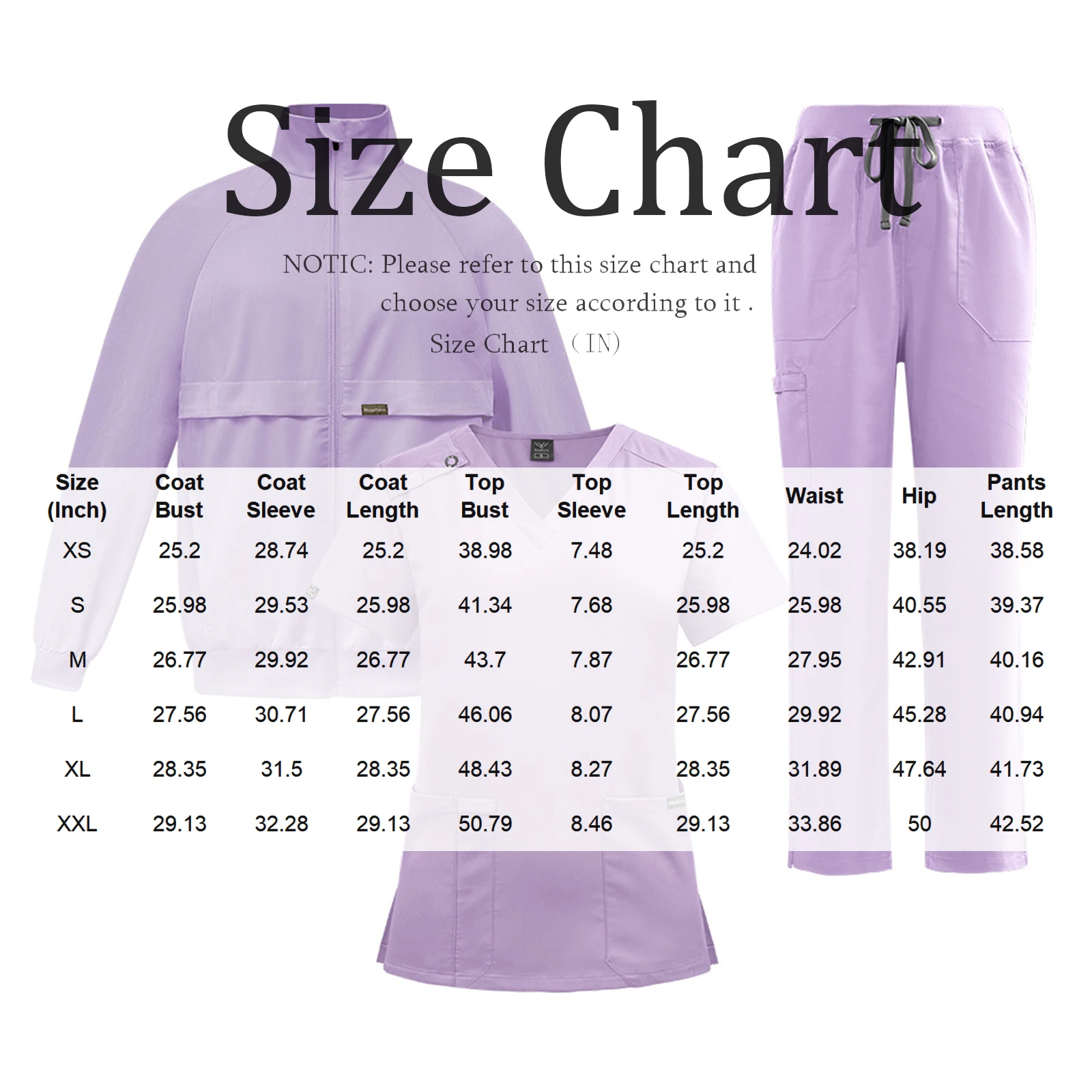 Female Women Three-piece Suit comfortable Warm long-sleeved Coat Surgical Medical Hospital Clinic SPA Salon Scrub Sets