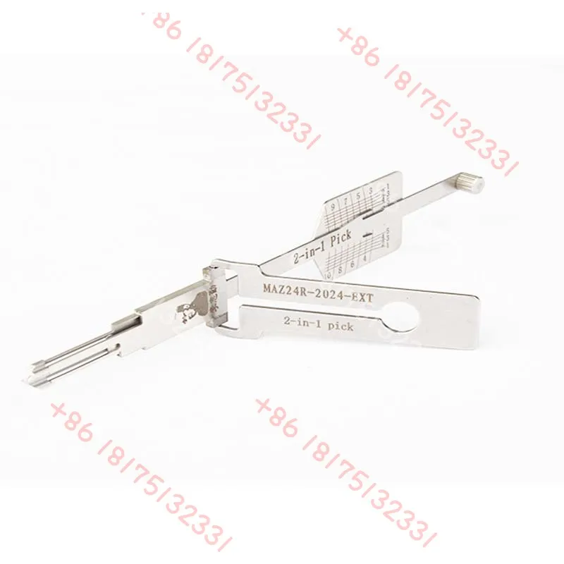 

New Arrival Original Lishi MAZ24R-2024-EXT 2-IN-1 PICK for Car Auto Lock Pick Set Locksmith Tools