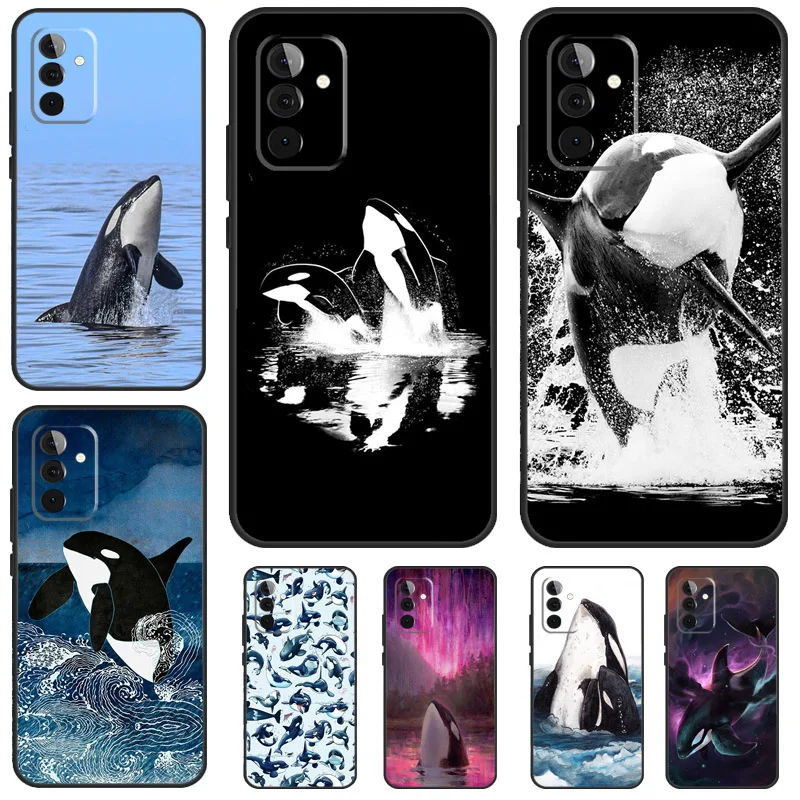 Killer Whale Orca Cover For Samsung Galaxy A53 A33 A23 A52 A32 A22 A12 A51 A71 A15 A25 A13 A14 A34 A54 Case