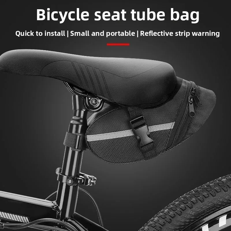 

Bicycle Tail Bag with Large Capacity, Road Mountain Bike Riding Tool Bag, Rear Seat Bag Accessories and Equipment