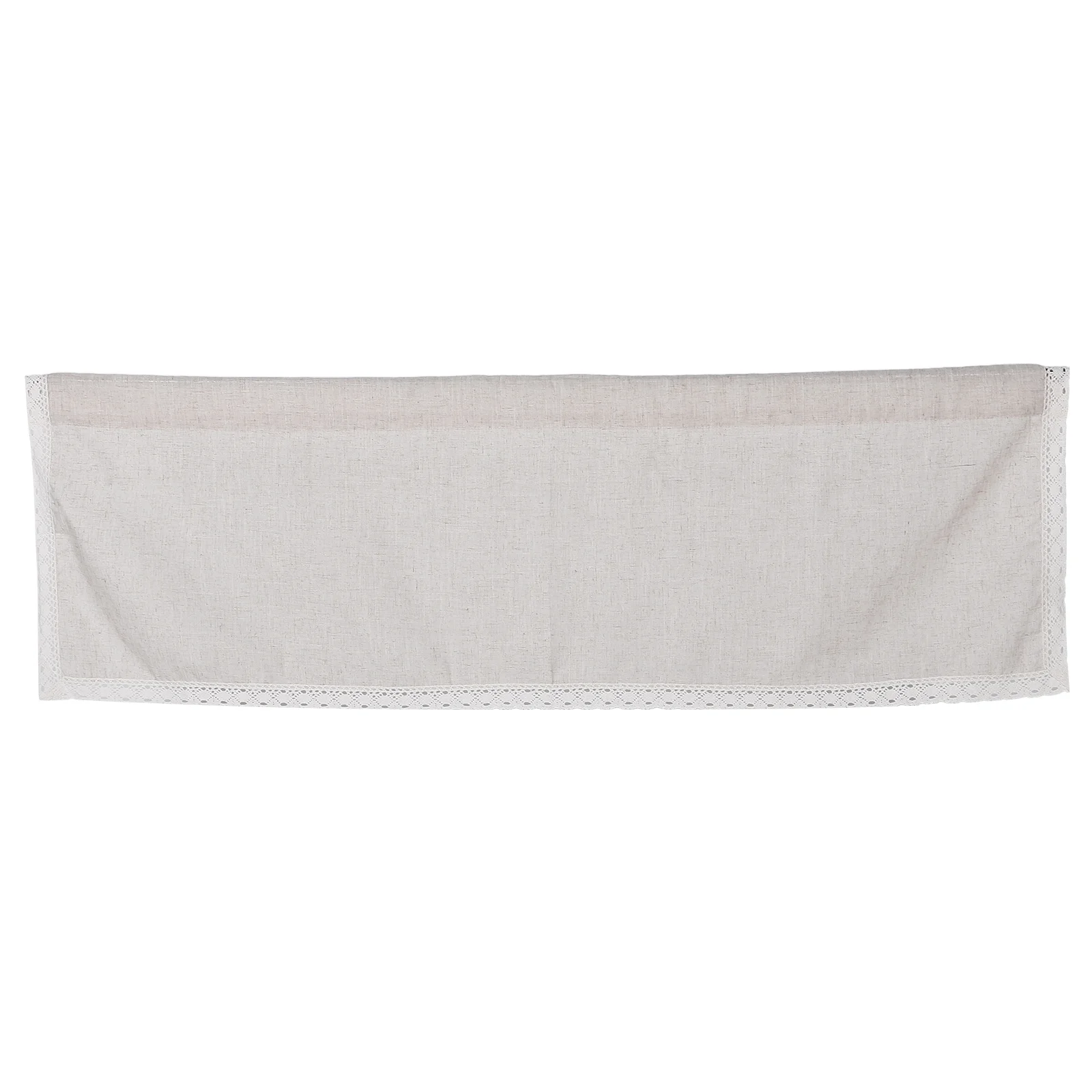 

Rustic Linen Short Curtain Valance Kitchen Cafe Bathroom Window Farmhouse Style Sheer Dustproof Curtain Farmhouse Curtains Short