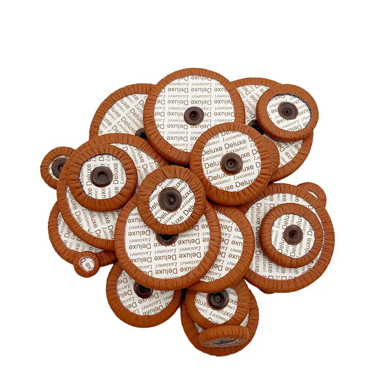‌Professional Alto Saxophone Pads - Genuine Leather E-Flat Key Repair Pads, Brown Replacement Pads for Sax‌