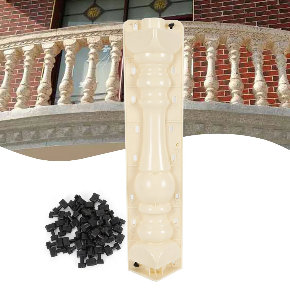 Roman Column Plastic Mold Concrete Plaster Cement Pouring For Balcony Garden Pool Fence