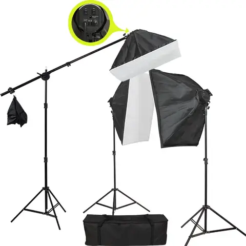 Neewer 2 Packs 530/ 660 PRO RGB Led Video Light with APP Control Softbox Kit,360 Full Color,50W Video Lighting CRI 97