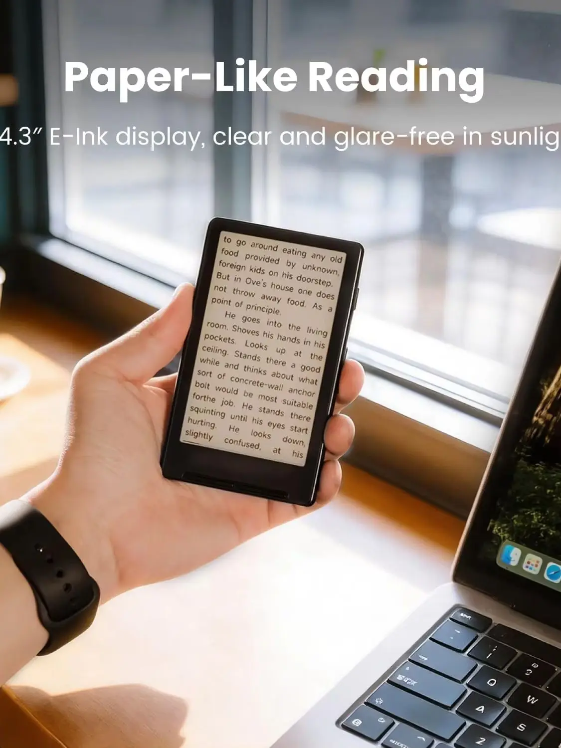 [Globalny] Xteink X3 |     3,7-calowy kieszonkowy czytnik e-booków - ultralekki (58 g), 16 GB, ekran HD E-Ink 259 Ppi, Wi-Fi + Bluetooth 5.0, kompatybilny z formatami Epub/Txt (Xteink X3-White) — Zdjęcie 2 z 2