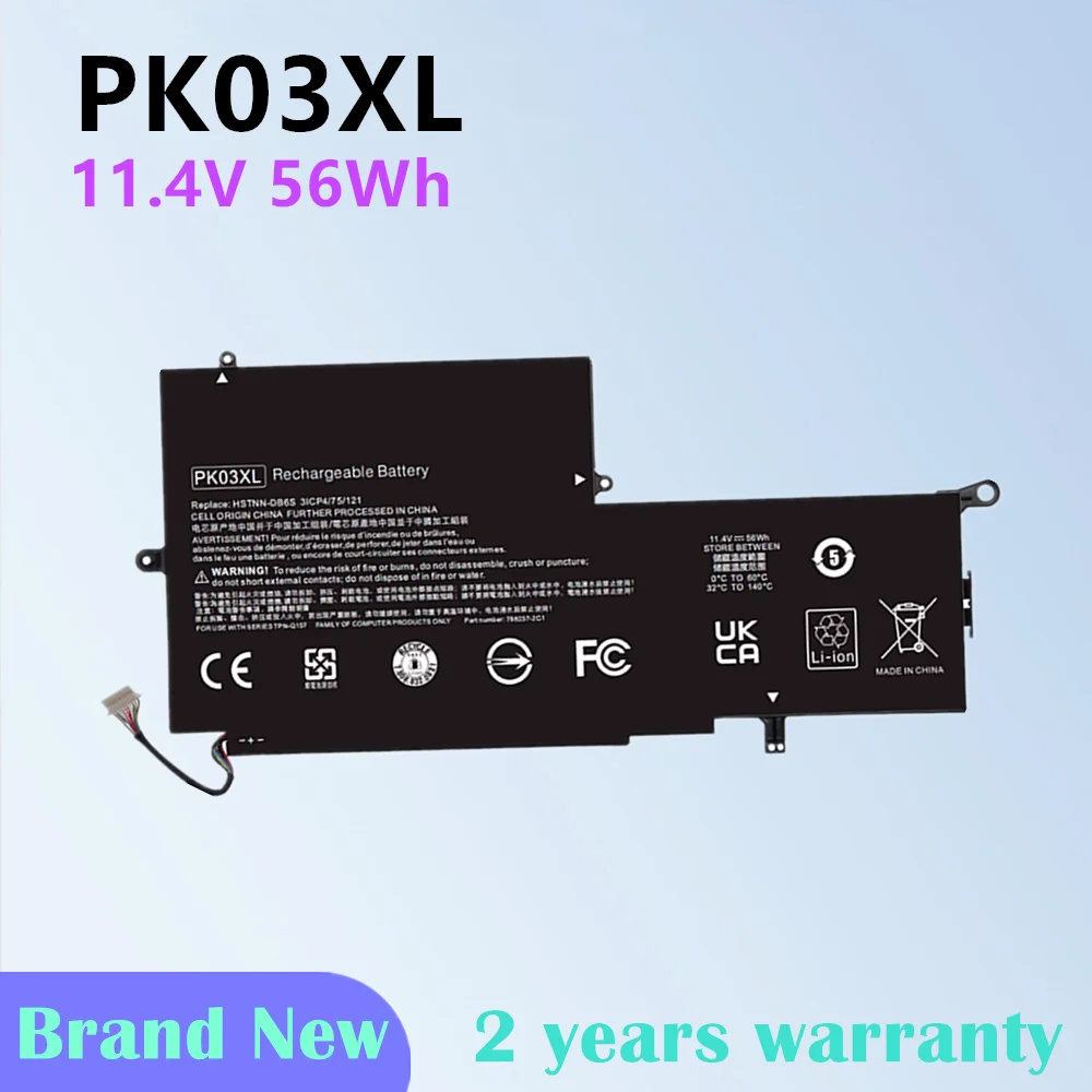 

PK03XL Laptop Battery For HP Spectre Pro X360 13 G1 13-4003dx 13-4005dx HSTNN-DB6S 6789116-005 TPN-Q157 789116-005