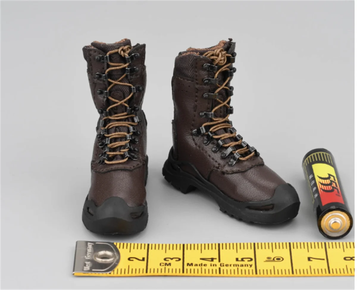 Botas de combate a escala 1/6, bandera 1:6 FS 73053, zapatos de soldado, juguetes aptos para figuras de acción de 12 ", muñecas de juguete