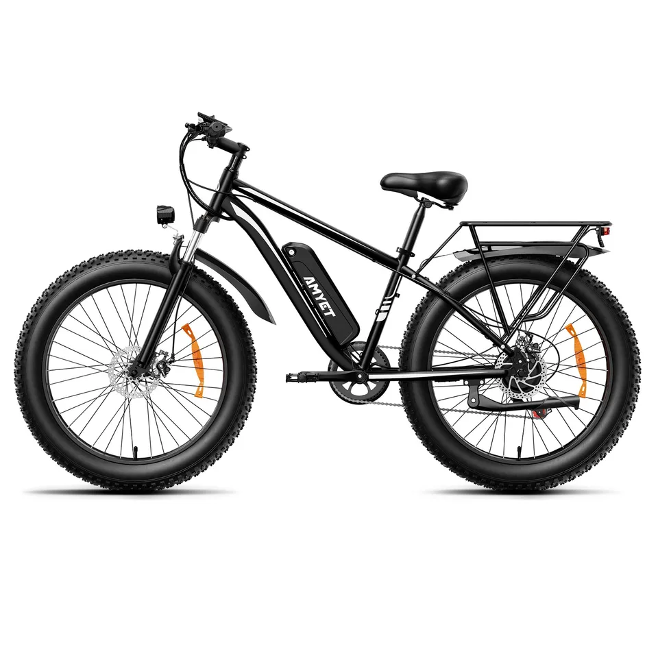 26" Fat Tire Electric Bike for Adult 1000W 48V 15AH Electric Mountain Bike image 5
