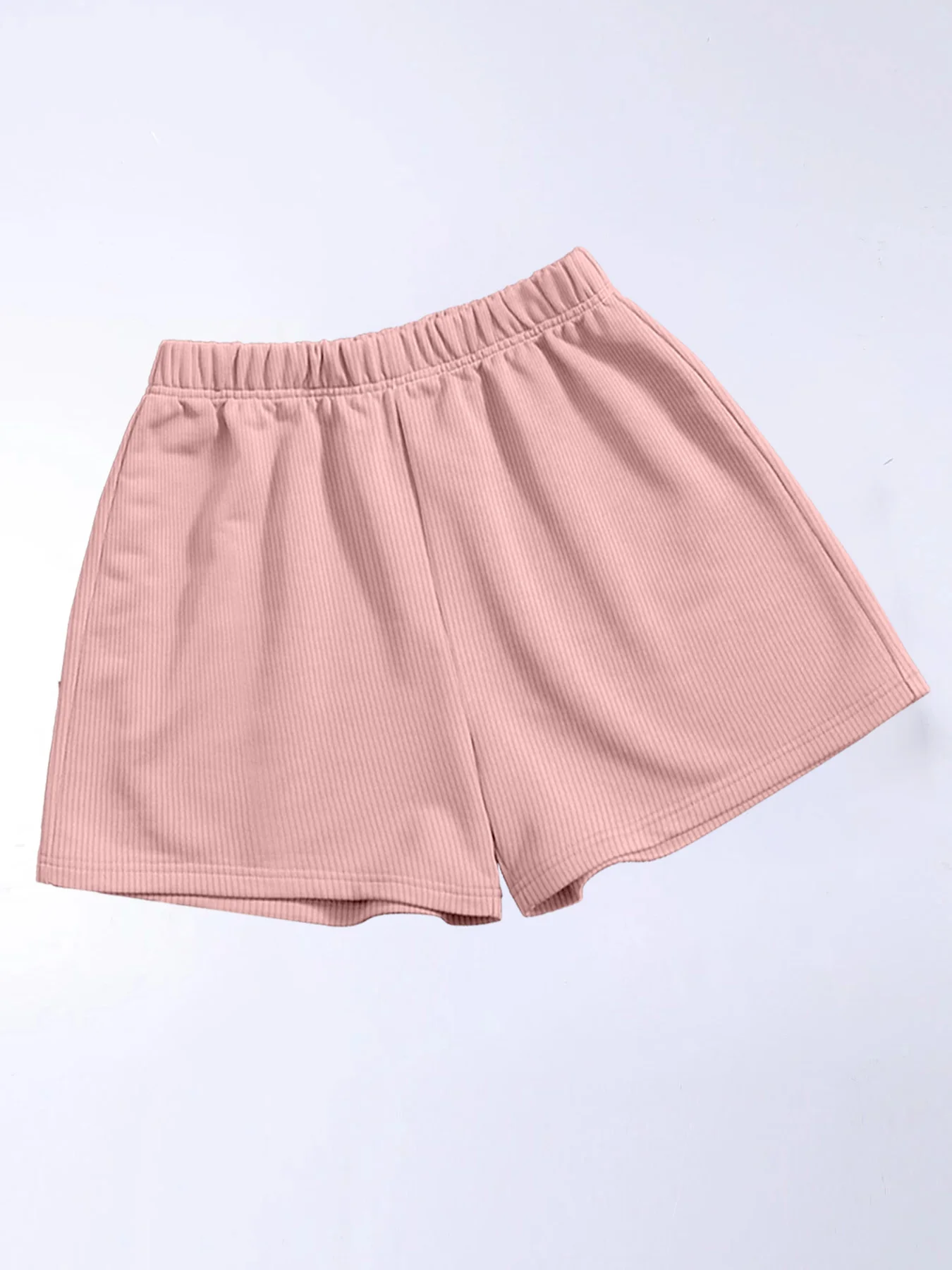 Einfarbige Damen-Shorts, Yoga, Fitness, äußere Damen-Shorts mit hohem Stretchanteil, atmungsaktiv, Freizeithose – Detail 15