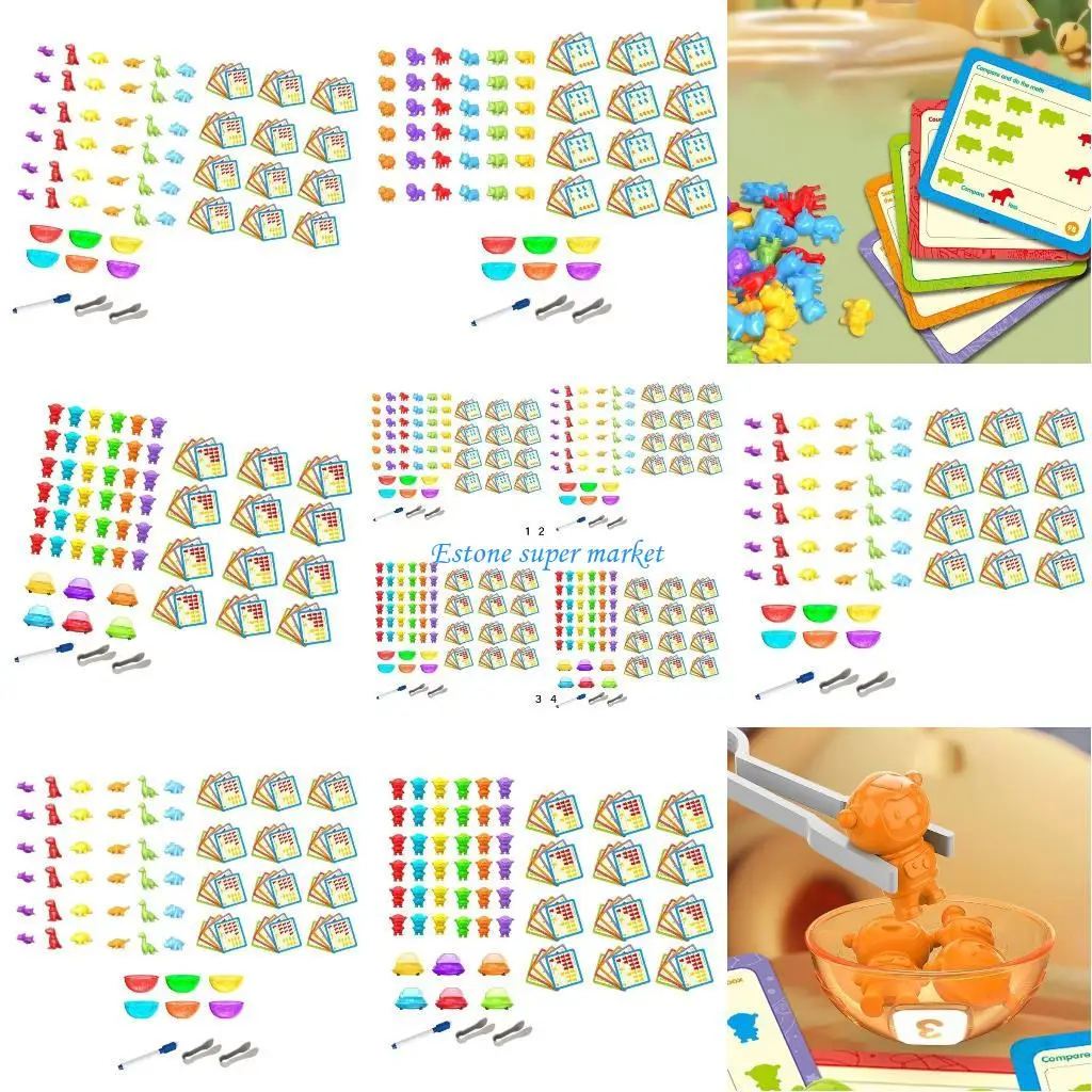 

090B Kids Educational Toy Multifunctional Dinosaur Number Learning Toy Set